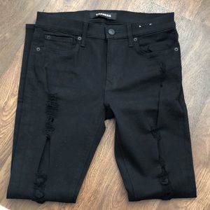 Express distressed jeans